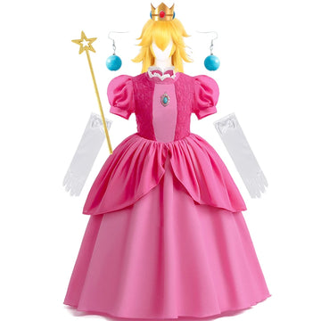 Kids Girl Princess Dress Cosplay Princess Costume Children's Birthday Carnival Dress Girls Party Dress Performance Costume