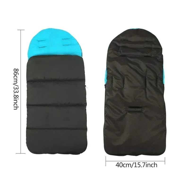 Universal Stroller Winter Sleeping Bag Footmuff Cover Blanket Toes Buggy Seat Cushion Kids Warm Windproof Newborn  Accessories