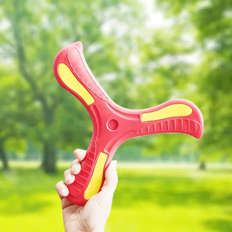 Boomerang Toy Three-leaf Cross Outdoor Flying Disc Games Adult-kids Interactive Sports Toys for Children Decompression Gift